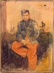 Portrait En Pied De Joseph Linard En Militaire