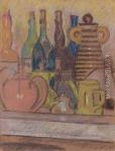 Bouteilles, Theieres, Pichet, Circa 1940 - view 1