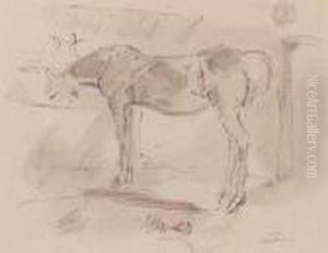 Cheval, Deux Tetes by Albert Gleizes
