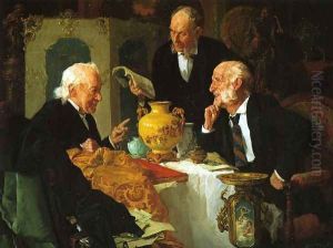 The Antique Dealer by Louis Charles Moeller