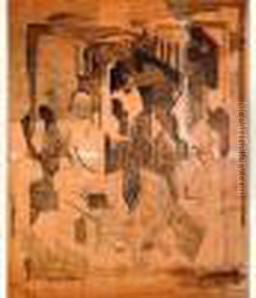 Encre Sur Papier Calque Colle Sur Carton - view 1