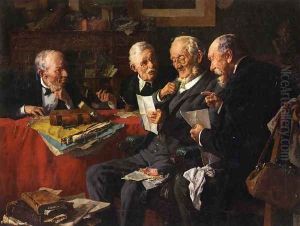 Reading the Will by Louis Charles Moeller