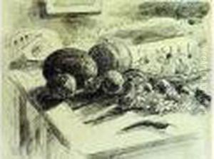 Albert Gleizes (1881 - 1953) - Nature Morte Aux Fruits - 1942 by Albert Gleizes