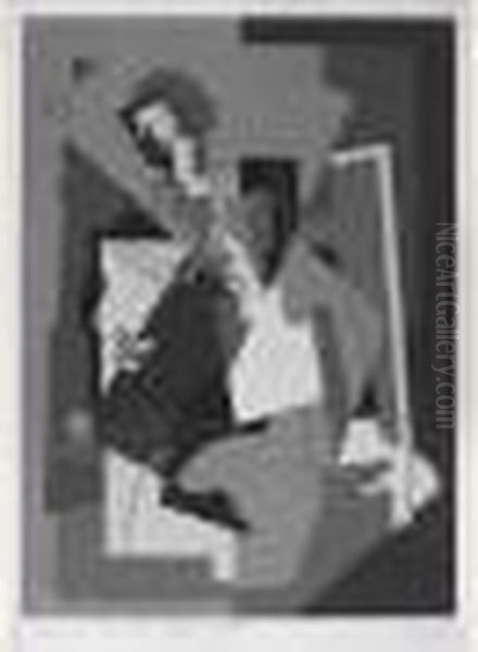 Composition Avec Deux Figures - view 1