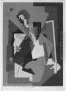 Composition Avec Deux Figures by Albert Gleizes