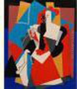 Personnage Cubiste, Circa 1920 by Albert Gleizes