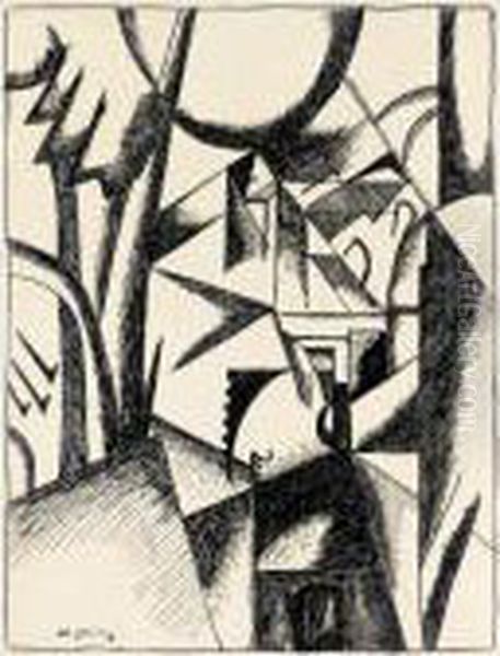 Etude Pour 'paysage Avec Moulin' - view 1