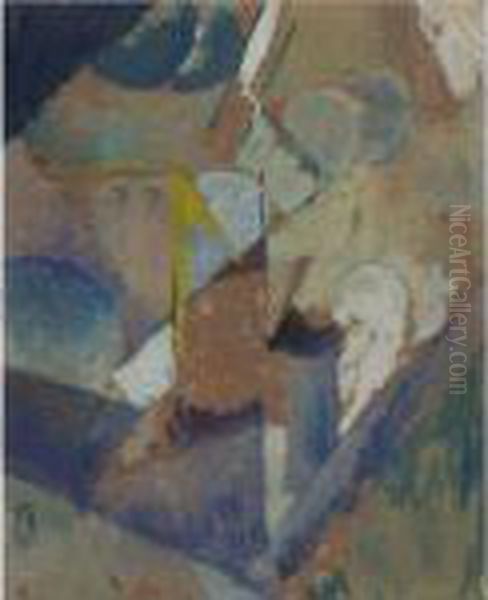 Composition Cubiste Bleue - view 1