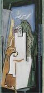 Figure En Bleu by Albert Gleizes