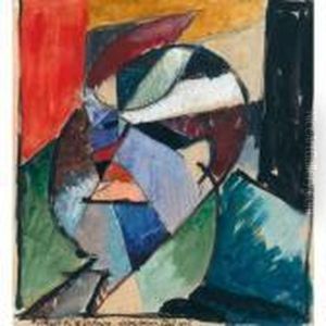 Portrait De Georges Valmier by Albert Gleizes