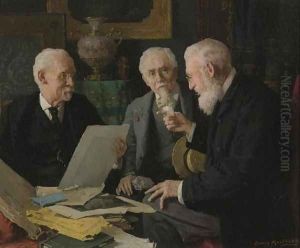 Art Connoisseurs by Louis Charles Moeller