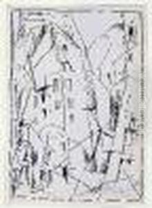 New York Ii, Circa 1916 by Albert Gleizes
