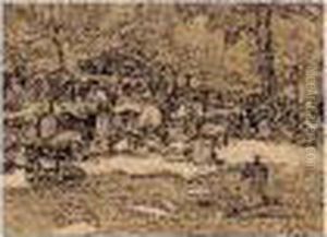 Le Marche De Neuilly by Albert Gleizes