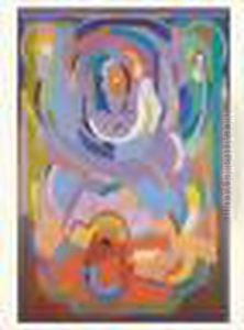 Symphonie De Violets 2eme Version Ou Composition, 1930-31 by Albert Gleizes