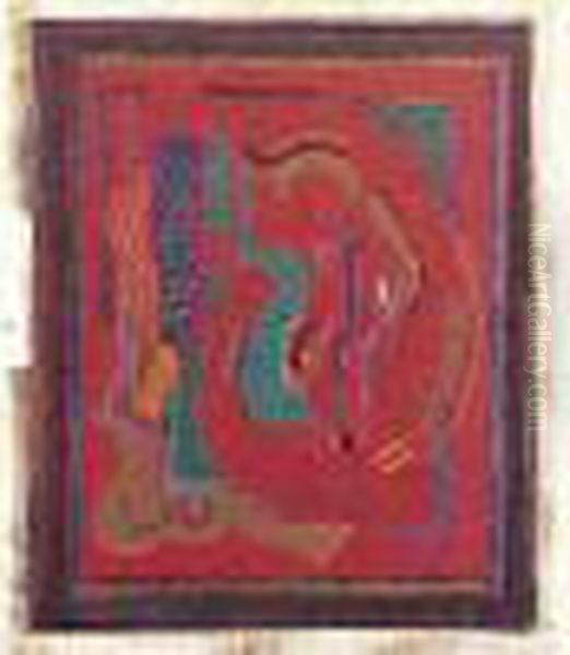 Gouache Rouge, Circa 1927 - view 1