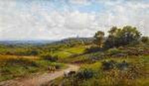 A View In Sussex by Alfred Augustus Glendening
