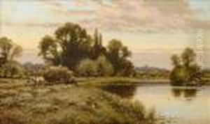 Carting Hay By The Thames