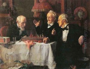 The Chess Game by Louis Charles Moeller