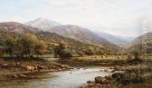 A Harvesting Scene Near Capel Curig, Northwales