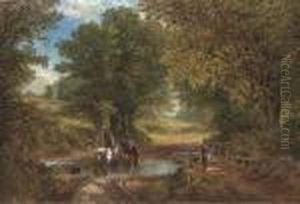A Chance Meeting At The Ford by Alfred Augustus Glendening