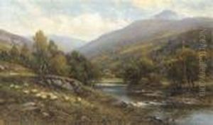Moel Siabod, Near Capel Curig, North Wales by Alfred Augustus Glendening