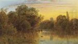 The Thames At Sunset The Thames At Sunset