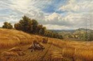 Resting From The Harvest by Alfred Augustus Glendening