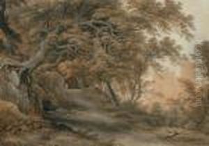 Durham Cathedral From The North Side Of The River Wear by John Glover