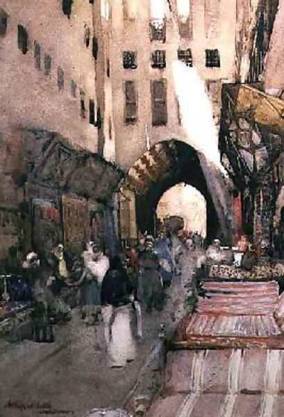 A Turkish Bazaar - view 1