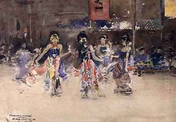 The Javanese Dancers 1889 - view 1
