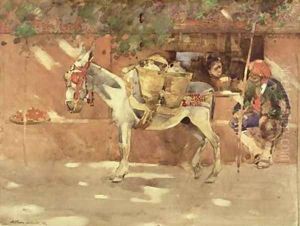 A Byway in Granada 1891 by Arthur Melville