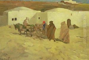 A Scene in Tunis 1899 by Arthur Melville