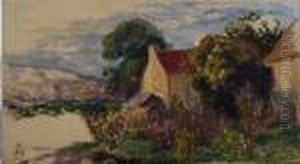 Paysage De Campagne, Esquisse by Paule Gobillard