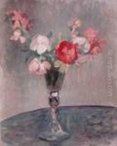 Bouquet De Fleurs Dans Un Vase - view 1