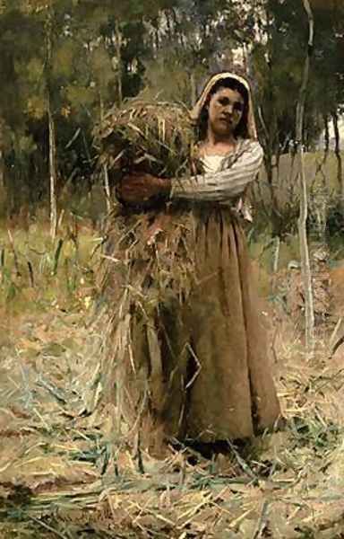 A Peasant Girl 1880 - view 1