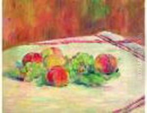 Nature Morte Aux Peches Et Au Raisin Nature Morte Aux Peches Et Au Raisin