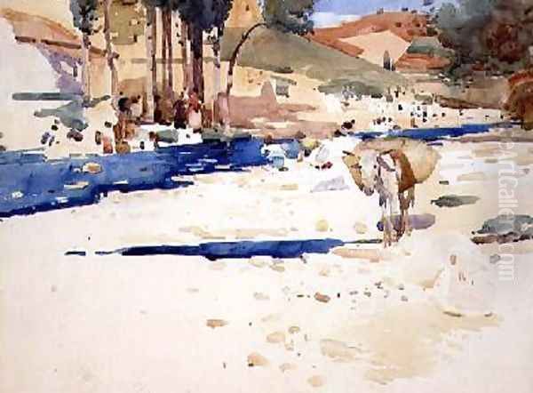 Washerwomen on the Darro - view 1