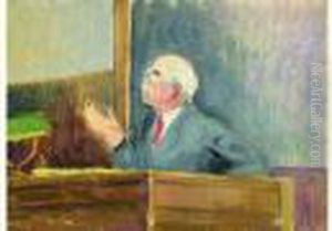 Portrait De Paul Valery by Paule Gobillard