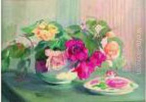 Nature Morte Au Vase Et Aux Roses Nature Morte Au Vase Et Aux Roses
