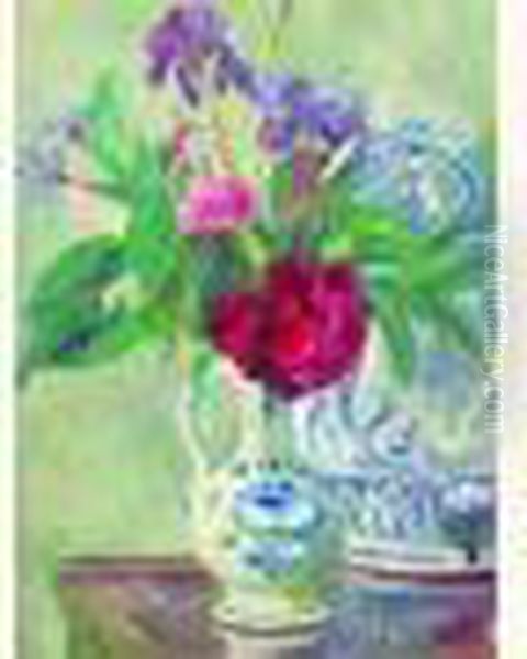 Nature Morte Aux Vases De Porcelaine - view 1