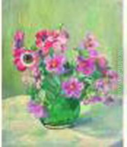 Nature Morte Aux Anemones by Paule Gobillard