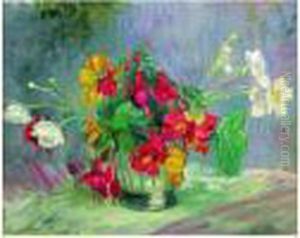 Nature Morte Aux Fuschias