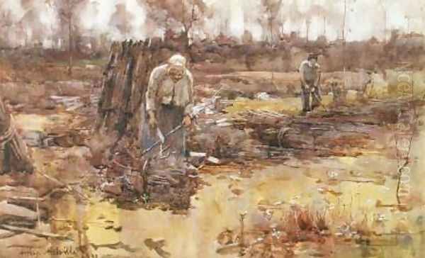 Faggot Gatherers Grez-sur-Loing 1880 - view 1