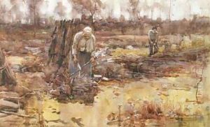 Faggot Gatherers Grez-sur-Loing 1880 by Arthur Melville