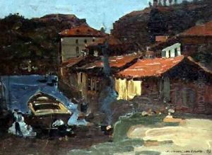 Mediterranean Harbour 1892 by Arthur Melville
