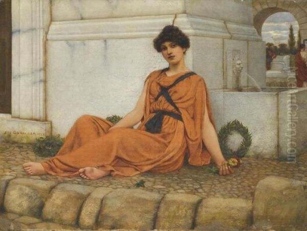 Repose, The Flower Girl - view 1