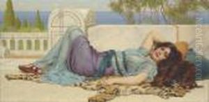 Mischief And Repose by John William Godward