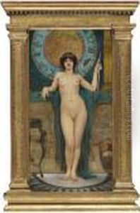 Study Of Campaspe by John William Godward