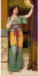 A Pompeian Lady by John William Godward