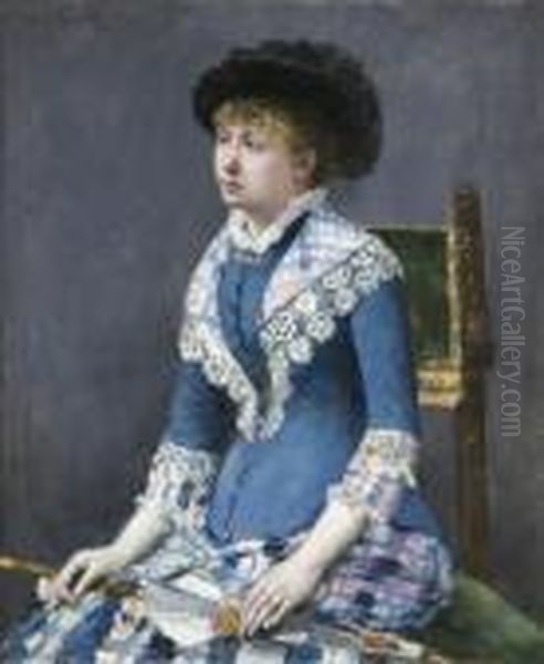 Portrait De Femme A L'ombrelle - view 1